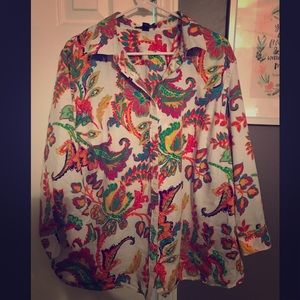 Authentic Ralph Lauren Women’s Colorful Button Up
